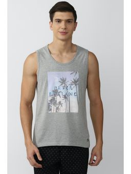 Peter England - Men Grey Tank Top