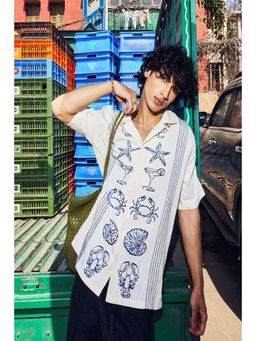 The Clothing Factory - Nautical Reef Camp Collar Shirt