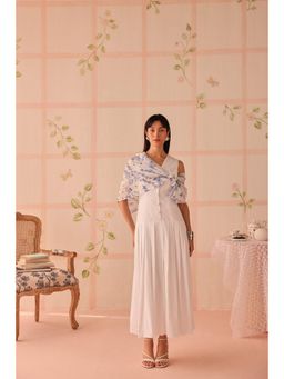 Sage By Mala - Alba White Midi Dress