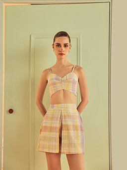 Sage By Mala - Ilaria Multicolor Crop Top