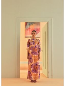 Sage By Mala - Nebulosa Peach Maxi Dress