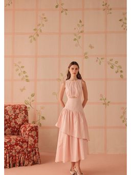 Sage By Mala - Rosalba Pink Midi Dress