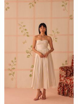 Sage By Mala - Serafina Yellow Midi Dress