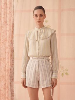 Sage By Mala - Violetta Ivory Shorts