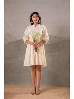 Juniper - White Whisper Tiered Dress