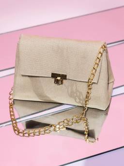 EcoRight - Beige Mini Chain Sling Bag