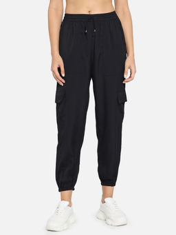 Trend Arrest - Black Joggers With Side Pockets