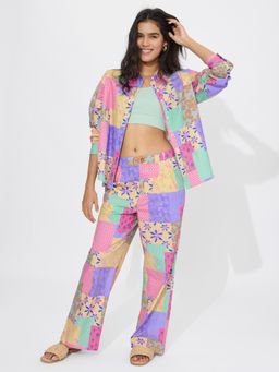 The Souled Store - Multi-Color Originals Pink Love Women Pant