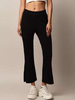 ONLY - Women Rayon Blend Stretchable High Rise Skinny Fit Black Pant