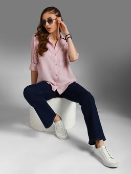 High Star - Classic Spread Collar Pure Cotton Casual Shirt
