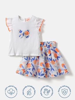 Nautinati - Girls Top and Skirt Multi-Color (Set of 2)