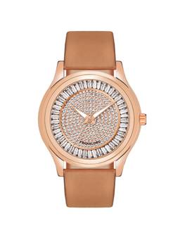 Franklord - Marriage Innovations Peach Diamond Studded Series Analog Watch (F-111 RGG) (M)