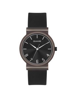 Franklord - Men Polysiloxane Black Sports Series Analog Watch (F-122 GRYB) (M)