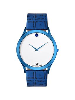 Franklord - Sleek Super Slim Series Blue Analog Watch Men's (F-134 SBUG) (M)