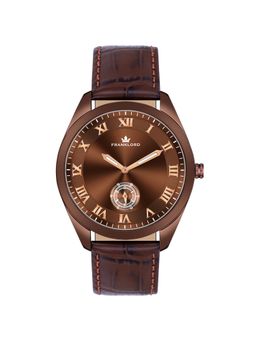 Franklord - Marcus Side Second Series Brown Analog Watch for Men’s (F-138 BWBWG) (M)