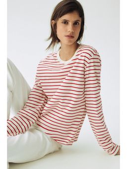 H&M - Women White MAMA Cotton nursing top