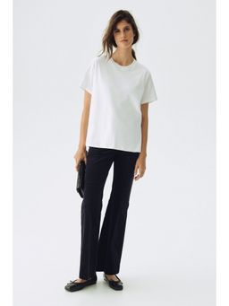 H&M - Women White MAMA Cotton nursing T-shirt