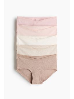 H&M - Women Beige MAMA 5-pack hipster briefs