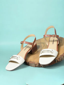 Hush Puppies - Tan Womens Block Sandals Heels