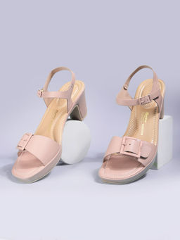 Bata - Pink Womens Sandals Heels