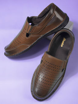 Bata - Brown Casual Sandals for Men