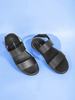 Hush Puppies - Black Casual Sandals for Men
