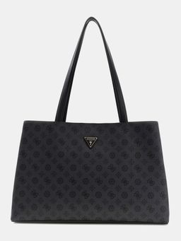 Guess - Black Pu Printed Women Handbag