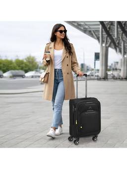Delsey - Paris Jennifer Expandable Trolley Bag - Black
