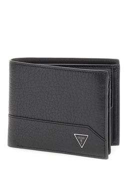 Guess - Black Leather Solid Men Wallet