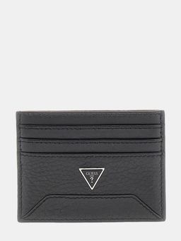 Guess - Black Leather Solid Women Card Case