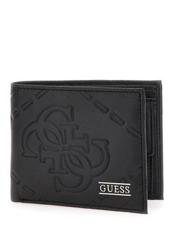 Guess - Black Leather Logo Men Wallet