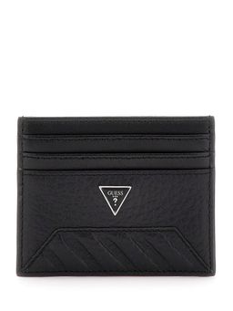 Guess - Black Leather Solid Women Card Case