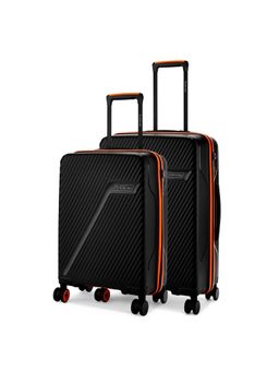 Nasher Miles - Montreal Hard-Sided Polypropylene Luggage Bags - Black (Pack of 2)