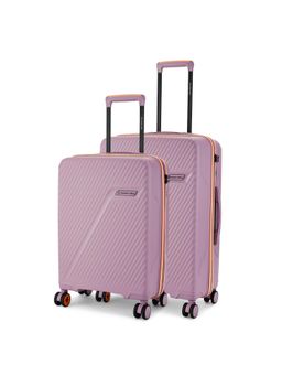 Nasher Miles - Montreal Hard-Sided Polypropylene Luggage Bags - Purple (Pack of 2)