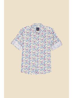 Allen Solly - Boys Multi slim-fit Print Casual Shirt