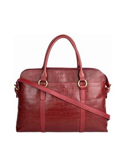Hidesign - Lovato 01 Red Women's Laptop Bag - (40.5 X 27 X 10 Cms)