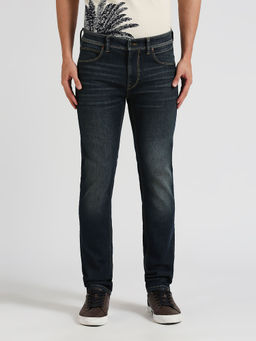 Pepe Jeans - Vapour Dark Blue Mid Rise Slim Fit Powerflex Jeans