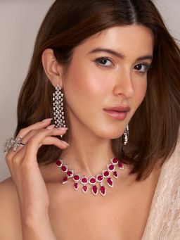 Indinoor - Abira Oxidised Necklace Set