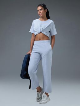 Technosport - Blue Textured Relaxed Co-Ord Sets