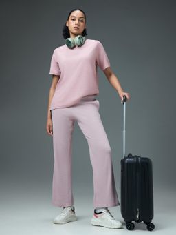 Technosport - Pink Textured Relaxed Co-Ord Sets