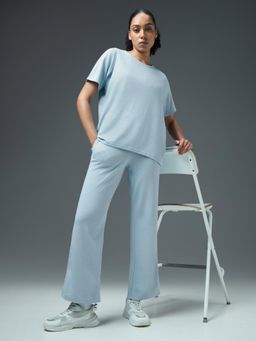 Technosport - Blue Textured Relaxed Co-Ord Sets