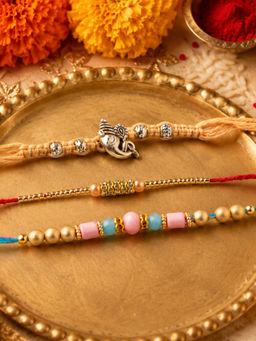 Niscka - Colorful Rakhis (Pack of 3)