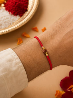 Niscka - Red Beaded Rakhi