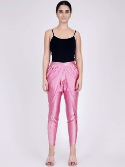 First Resort by Ramola Bachchan - Pink Tulip Pants