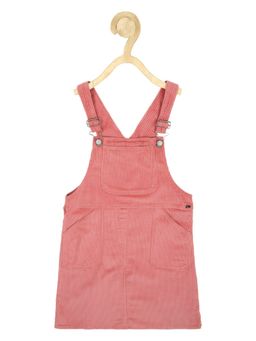 Peter England - Girls Pink Dungarees
