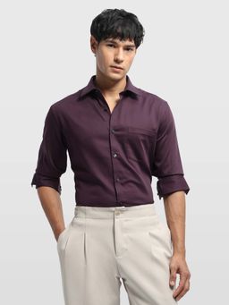 Arrow - Purple Men's Manhattan Slim Fit Originals Shirt