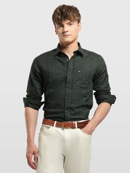 Arrow Sports - Green Men's Chelsea Slim Fit Sage and Sun Shirt