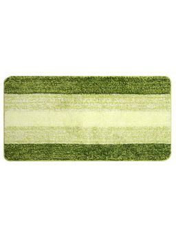 Saral Home - Green Microfiber Anti Skid Floor Mat 50x100 cm