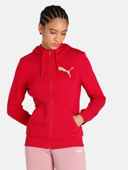 Puma - Sweat Hooded Pink Jacket 2