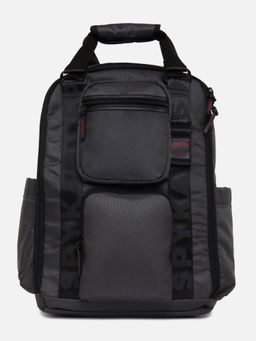 Spykar - Dark Grey Nylon Backpacks